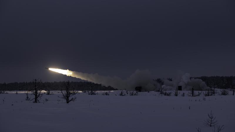ASV Armijas raķešu sistēmas "HIMARS" kaujas šaušana Ādažu poligonā