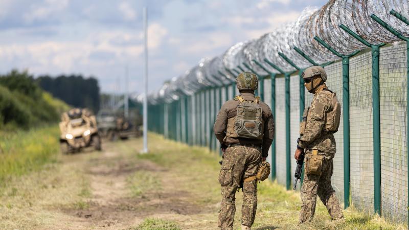 NBS karavīri uz Latvijas robežas ar agresorvalsti krieviju
