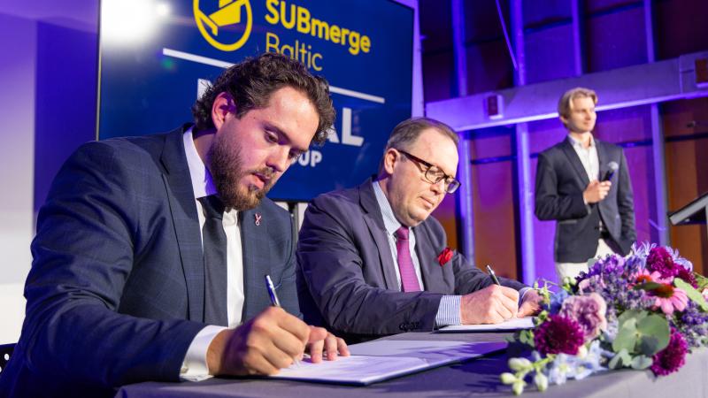“SUBmerge Baltic” paraksta sadarbības memorandu ar Francijas aizsardzības uzņēmumu
