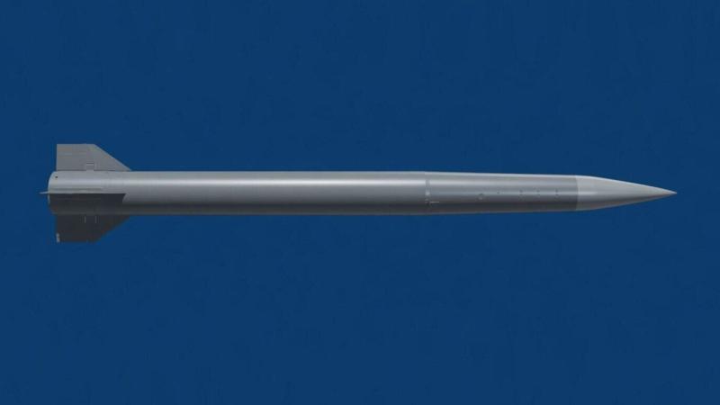 Ukrainas uzņēmuma "Fire Point" izstrādātās pārtvērējraķetes FP-7X prototips