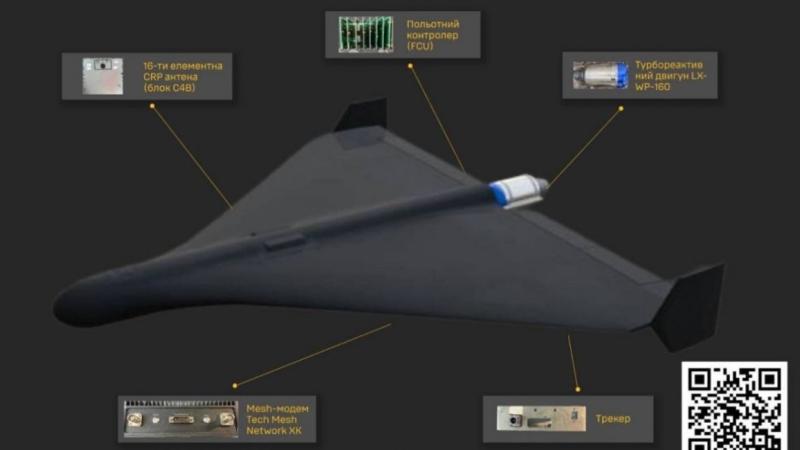 Agresorvalsts krievijas "Geran-4" trieciendrons 
