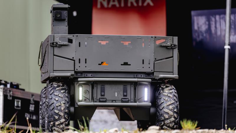 Uzņēmuma "Natrix" izstrādātais sauszemes bezpilota aparāts