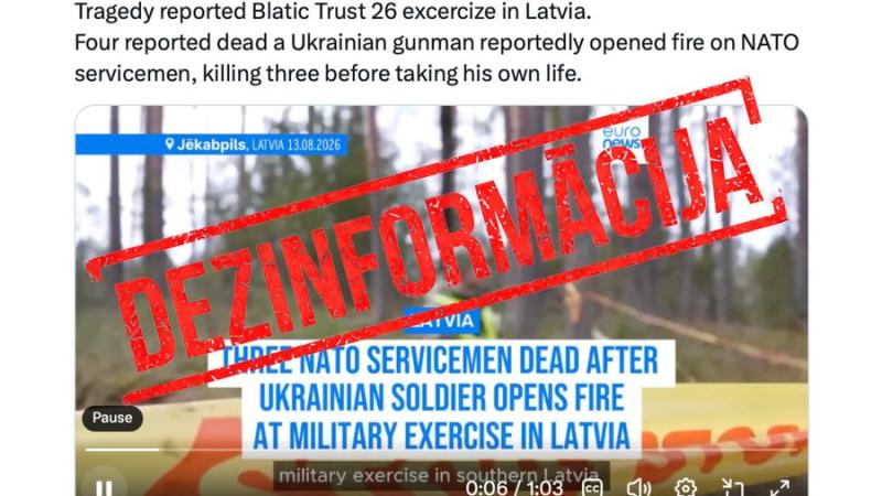 Dezinformācija par "Baltic Trust 26"