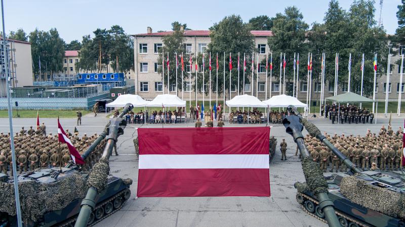 Sauszemes spēku Mehanizēto kājnieku brigādes 20 gadu jubilejas pasākums