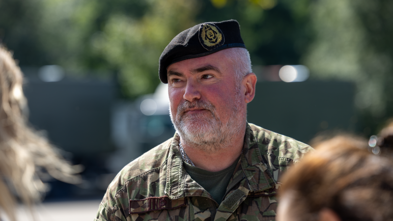 Specializētā krasta aizsardzības bataljona komandieris komandkapteinis Mareks Kalmanis