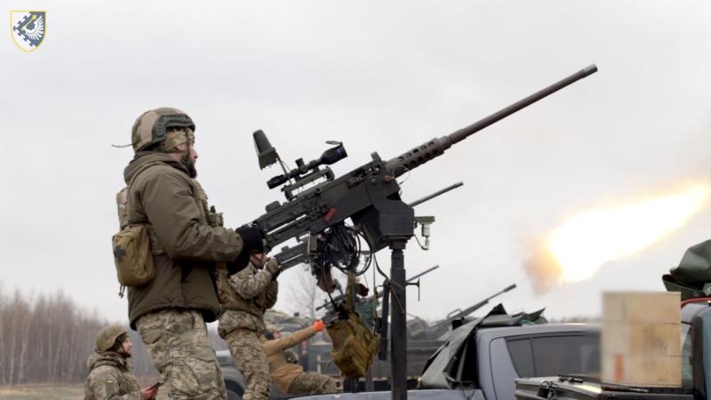 Ukrainas Gaisa spēku mobilās uguns grupas apmācībā 