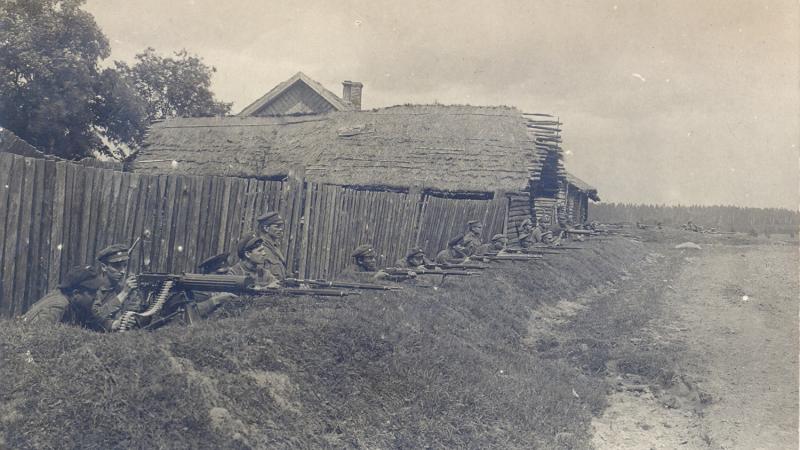 Латвийские солдаты на Латгальском фронте, лето 1920 года 