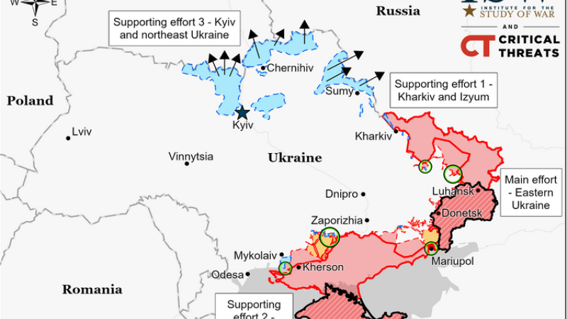Krievijas izraisītā kara situācija – 6. aprīlis