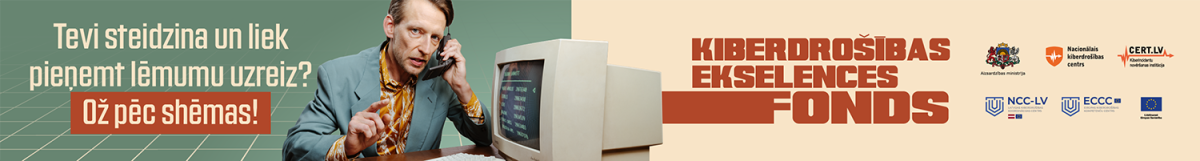 Baneris kiberdrošības kampaņai